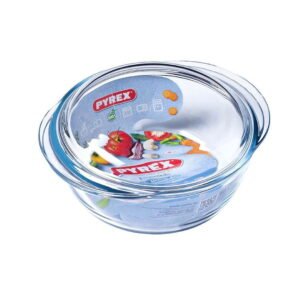 Pyrex Casseruola Vetro con Coperchio Tonda 2,10 Lt