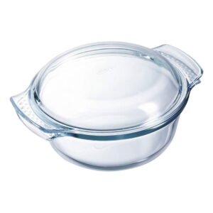 Pyrex Casseruola Vetro con Coperchio Tonda 3.2 Lt