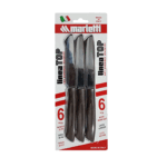 Set 6 Coltelli Da Tavola Marroni 11 Cm Marietti